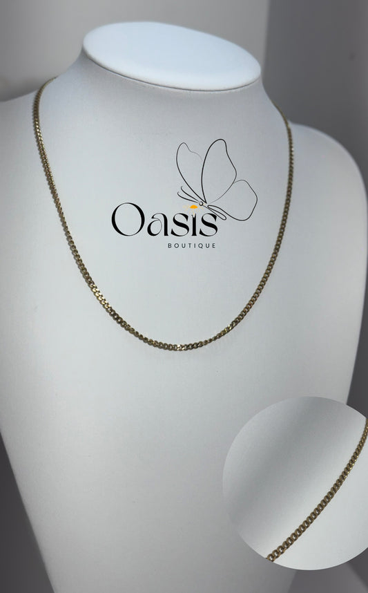 “𝓛𝓾𝓪𝓻“ - Cubana Oro en Acero Inoxidable